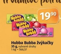 Žvýkačky Hubba Bubba
