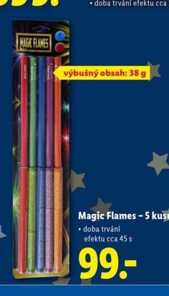 Magic Flames - 5 kusů