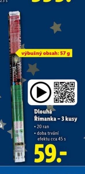 Dlouhá Římanka – 3 kusy