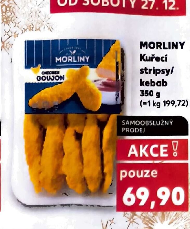 MORLINY Kuřecí stripsy/kebab