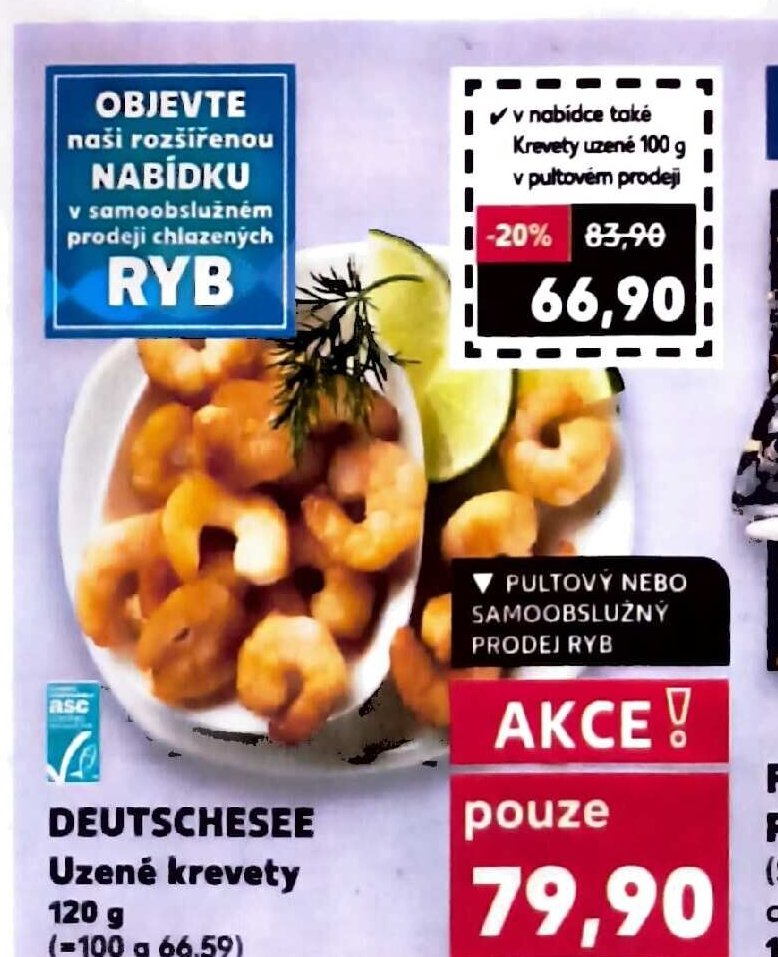 Krevety uzené