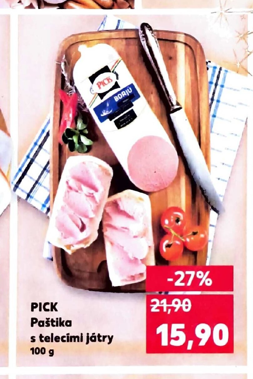 PICK Paštika s telecími játry - Kaufland akcniletaky.com