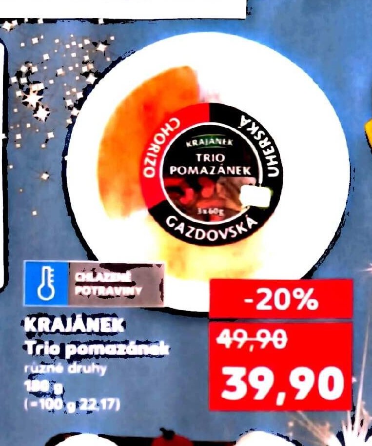 KRAJÁNEK Trio pomazánek