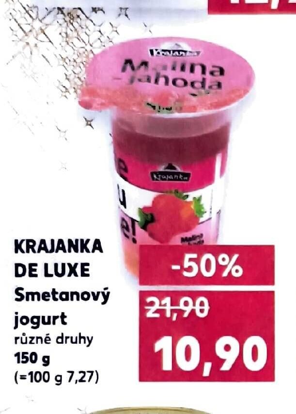 Krajanka De Luxe Smetanový jogurt