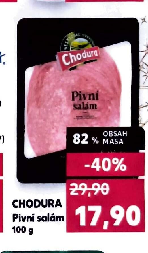 Chodura Pivní salám