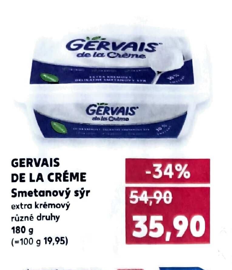 GERVAIS DE LA CRÉME Smetanový sýr