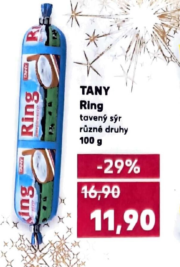 TANY Ring tavený sýr