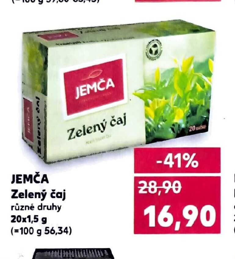 JEMČA Zelený čaj