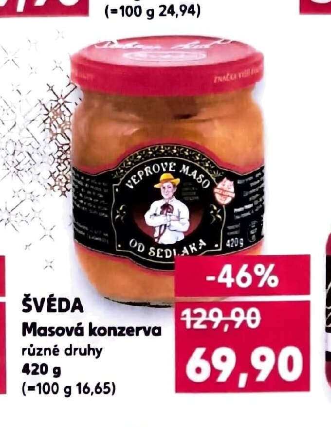 ŠVÉDA Masová konzerva