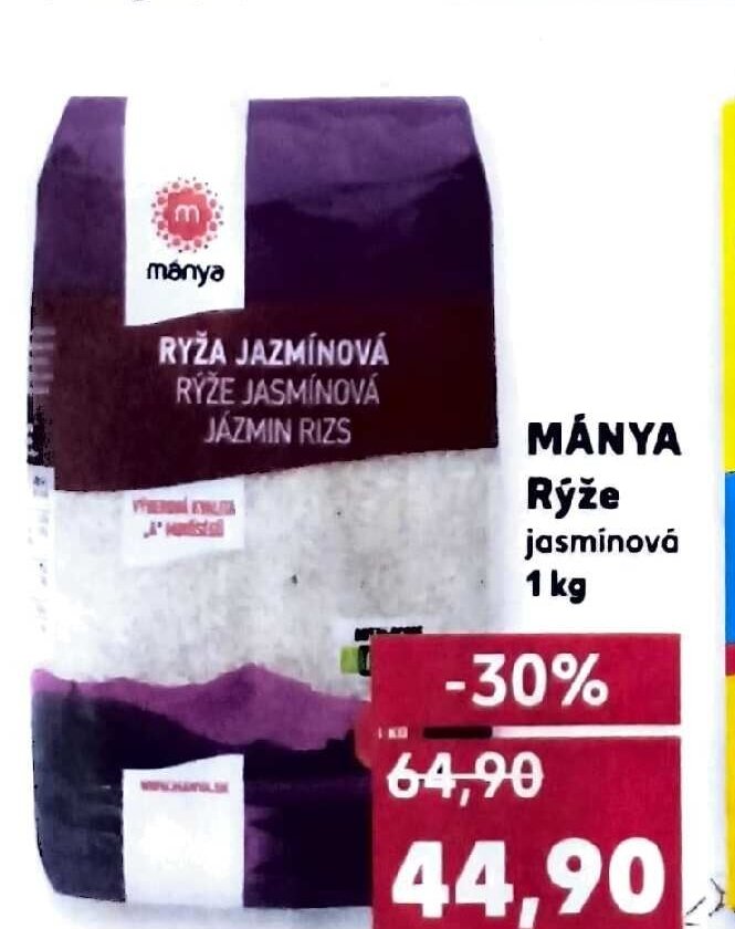 MÁNYA Rýže jasmínová