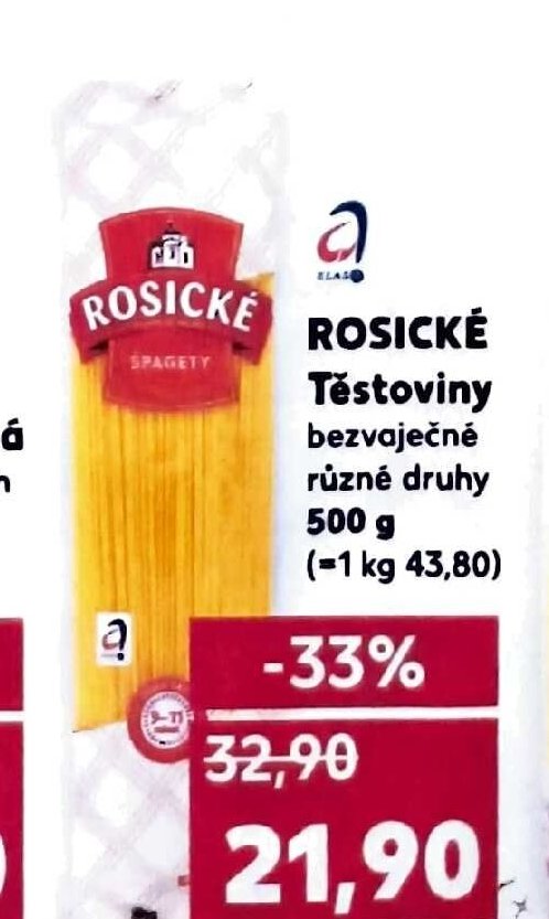 ROSICKÉ Těstoviny