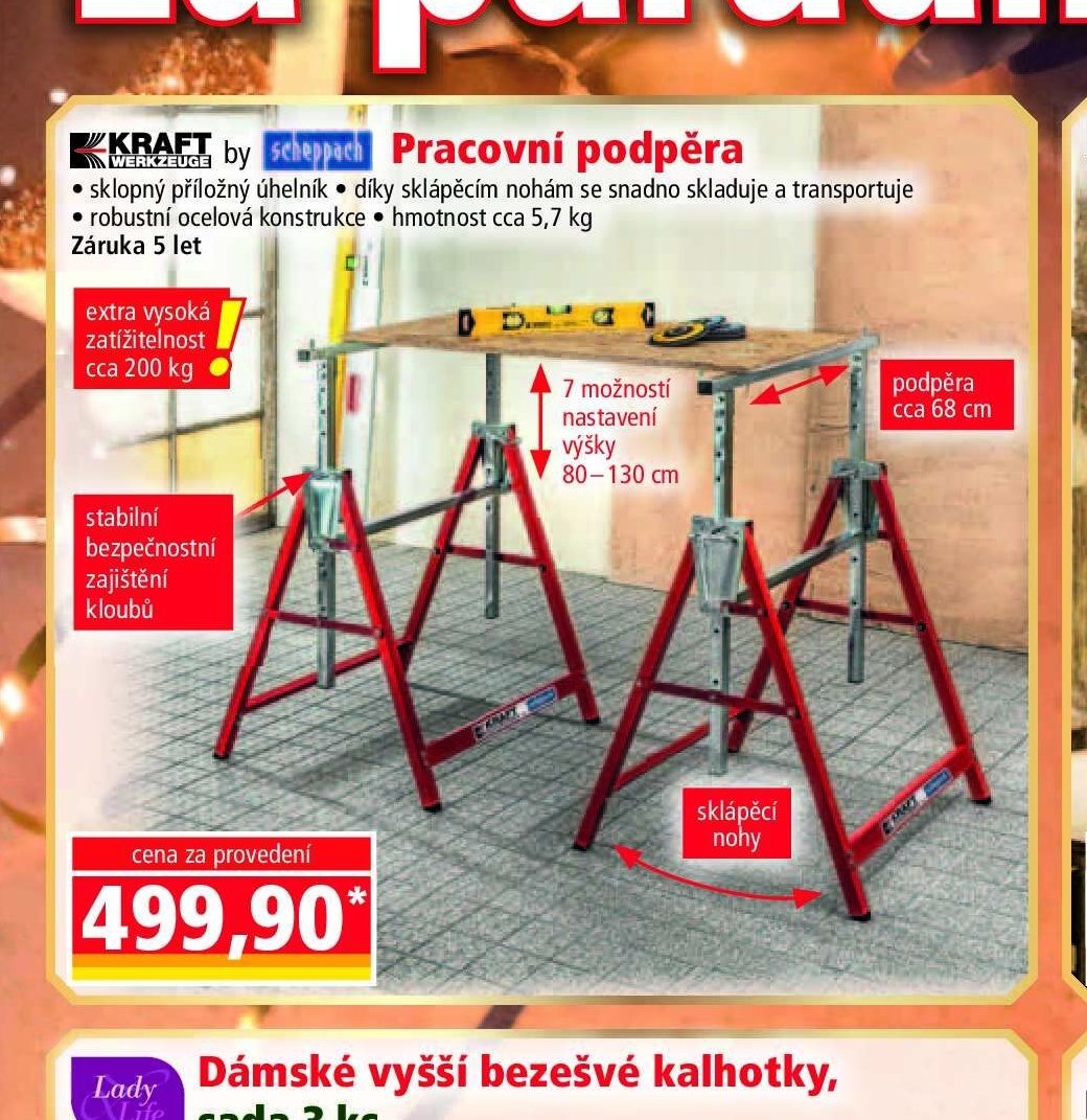 Pracovní podpěra