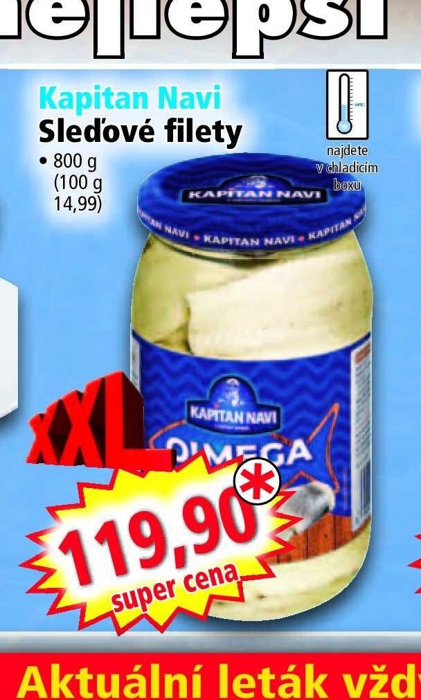 Kapitan Navi Sledové filety