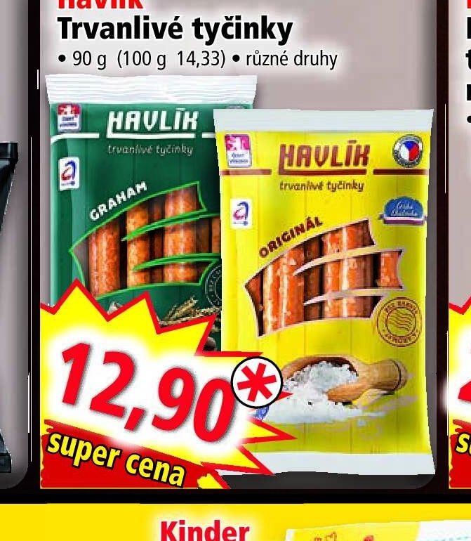 Havlik Trvanlivé tyčinky