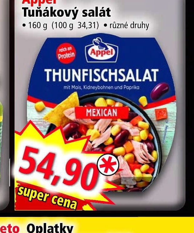 Appel Tuňákový salát