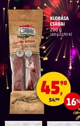 KLOBÁSA CSABAI 200 g