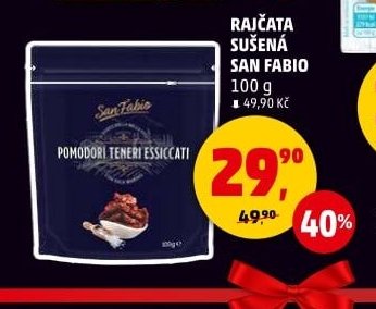 RAJČATA SUŠENÁ SAN FABIO 100 g