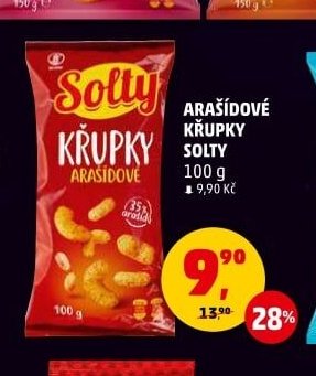 ARAŠÍDOVÉ KŘUPKY SOLTY