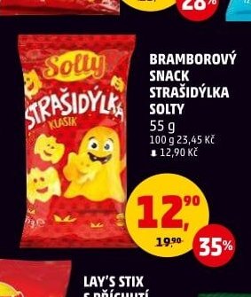 BRAMBOROVÝ SNACK STRAŠIDÝLKA SOLTY