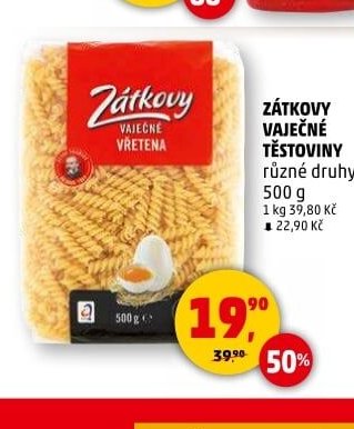 Zátkovy vaječné těstoviny