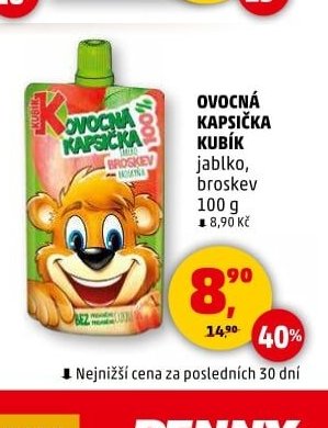 Ovocná kapsička Kubík