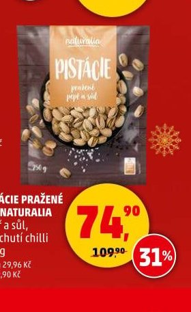 PISTÁCIE PRAŽENÉ MIX NATURALIA