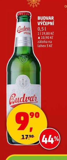 Budvar výčepní 0,5 l