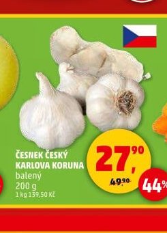 Česnek český Karlova koruna 200 g