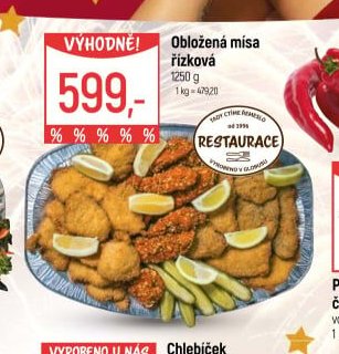 Obložená mísa řízková
