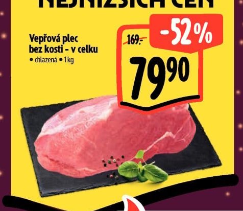 Vepřová plec bez kosti