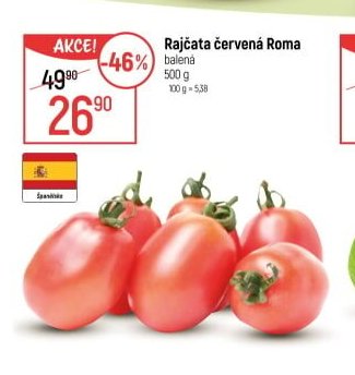 Rajčata červená Roma