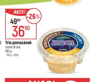 Trio pomazánek