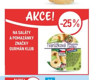 Tvarůžková pomazánka Gurmán klub
