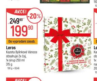 Leros Kazeta Bylinkové Vánoce