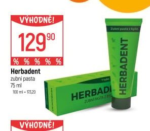 Herbadent zubní pasta