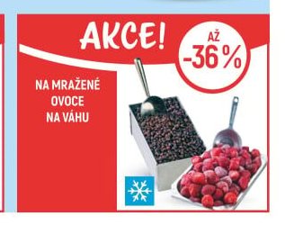 Mražené ovoce na váhu