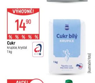 Cukr krupice, krystal
