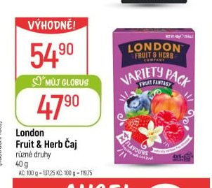 London Fruit & Herb Čaj