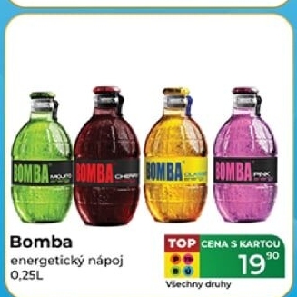 Energetický nápoj Bomba