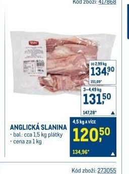 ANGLICKÁ SLANINA