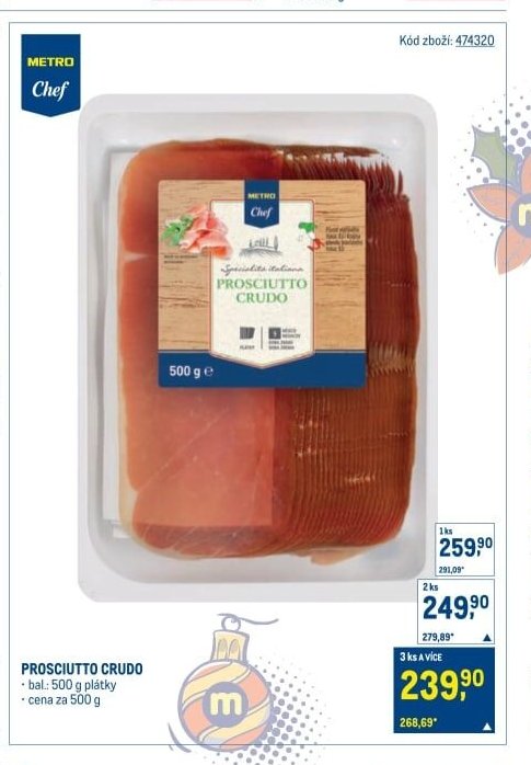 METRO CHEF PROSCIUTTO CRUDO
