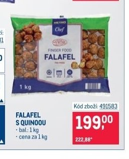 Falafel s quinoou