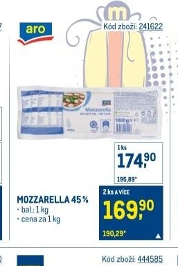 MOZZARELLA 45%