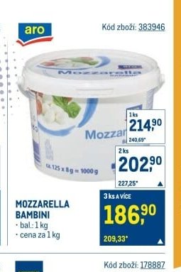 MOZZARELLA BAMBINI