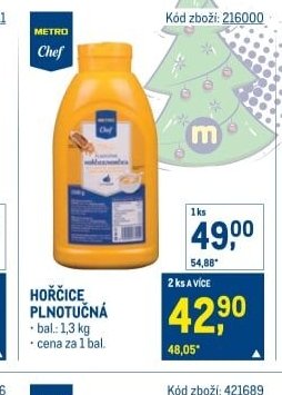 HOŘČICE PLNOTUČNÁ