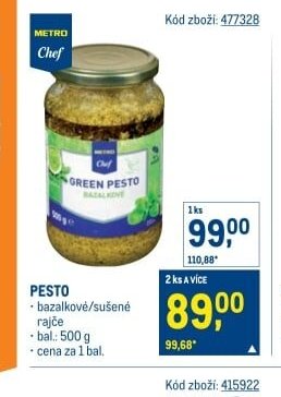 Metro Chef Pesto