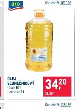 Aro Olej slunečnicový