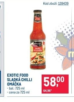 Exotic Food sladká chilli omáčka