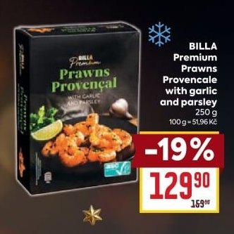 BILLA Premium Prawns Provencale with garlic and parsley