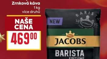 Jacobs Barista Espresso Zrnková káva 1 kg